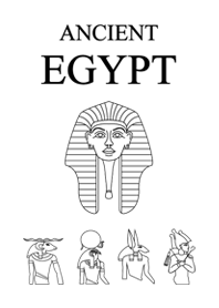 古代エジプト モノクロ
