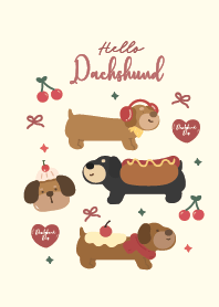Happy Dachshund cute :D