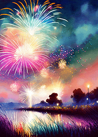 Beautiful Fireworks Theme#255