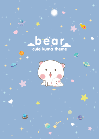 หมีคุมะ มินิมอล สีเลิฟบลู