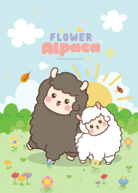 อัลปากา สวนดอกไม้ คาวาอี้