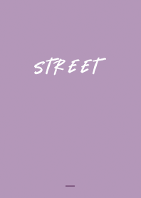 紫 : ストリート文字