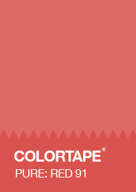 COLORTAPE II PURE-COLOR RED NO.91