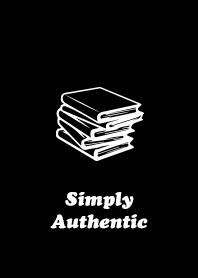 Simply Authentic Book Black-White