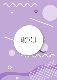 Abstract Geometric Light Wisteria Purple