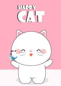 แมวขาวเฮฮาน่ารัก