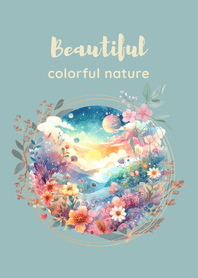Beautiful colorful of nature