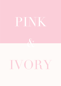 pink & ivory .