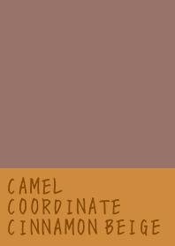 CAMEL COORDINATE*CINNAMON BEIGE