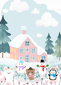 可愛い北欧風着せかえ(Winter-986)