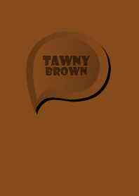 Tawny Brown Button