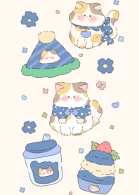 Cat with Christmas hat2