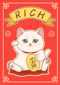 The maneki-neko (fortune cat)  rich 27