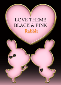 LOVE THEME BLACK & PINK Rabbit 29