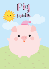 Cute Pig Duk Dik Theme 2