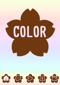 red color rainbow E02
