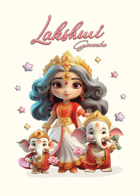 Lakshmi&Ganesha Cute : Love&Wealth