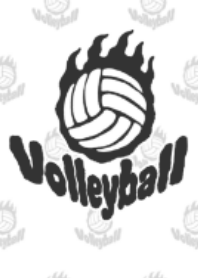 Fire volleyball theme