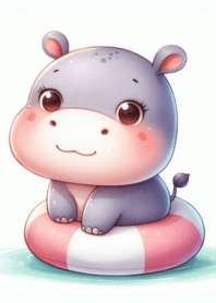 Moo Dong little hippo round body n.21