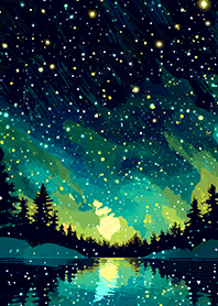 Beautiful starry night view#849