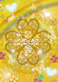 Lucky six-pointed star 4 leaf butterfly3