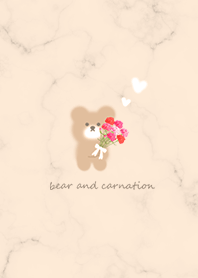 Bear and bouquet orange14_2