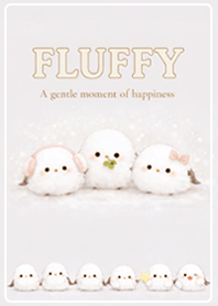 Beige, soft and dreamy long-tailed tit