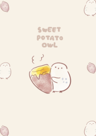 simple owl sweet potato beige.