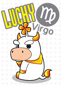 Lucky white cow - Lucky for Virgo