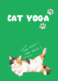Cat doing yoga_a9