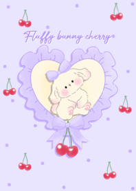Fluffy bunny cherry (purple)