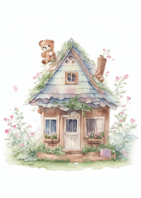 Cute bear house