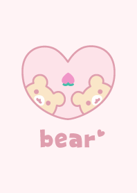 Bear Peach - Pink