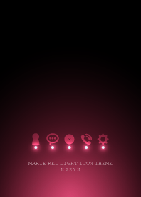 MARIE RED LIGHT ICON THEME