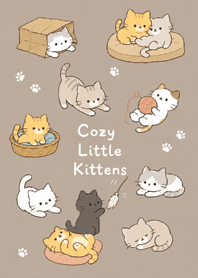 brown Cozy Little Kittens