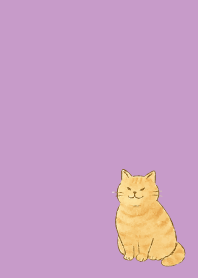 Cats are soothing06 light purple