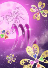 Scorpio Clover and Moon Purple JPN