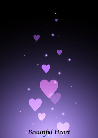 - Beautiful Purple Pink Heart -