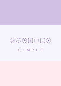 シンプル（ピンク パープル）V.540