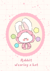 Rabbit wearing a hat1
