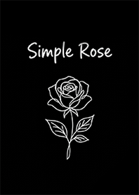 Simpe Rose Black