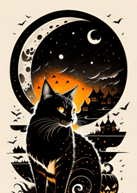 halloween cat 94D64E