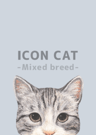 ICON CAT -Mixed breed cat- PASTEL BL/05