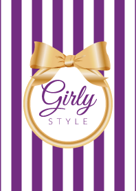 Girly Style-GOLDStripes-ver.18