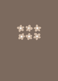 Dark camel little flowers.
