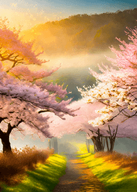 Beautiful real scenery(Spring-446)