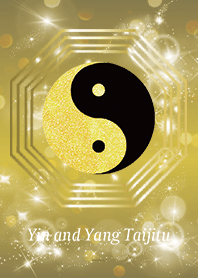 Gold : Taijitu of Yin and Yang