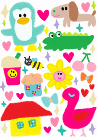 colorful theme (white)