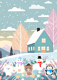 Kawaii scandinavian style(Winter-771)