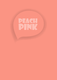 Love Peach Pink Button